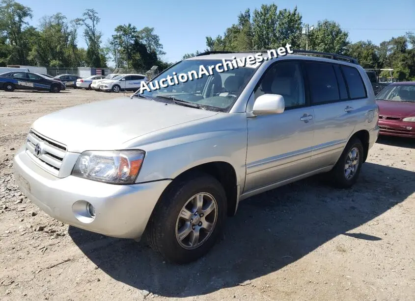 TOYOTA HIGHLANDER 2006 VIN: JTEEP21A360154680