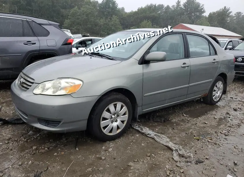 TOYOTA COROLLA 2003 VIN: 2T1BR32E43C040116