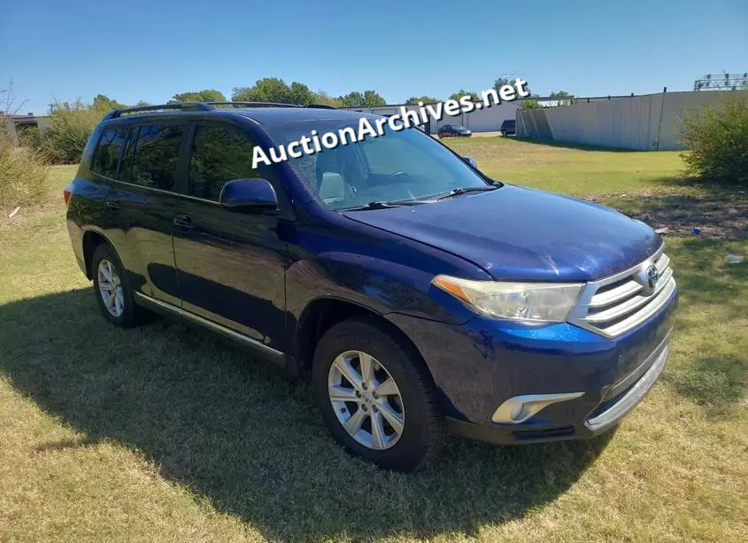 TOYOTA HIGHLANDER 2013 VIN: 5TDZK3EH6DS091344