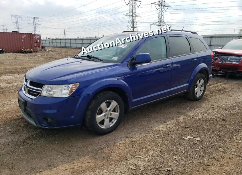 DODGE JOURNEY SX 2012 VIN: 3C4PDCBGXCT396086