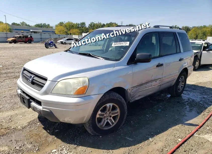 HONDA PILOT EXL 2005 VIN: 5FNYF18515B056688