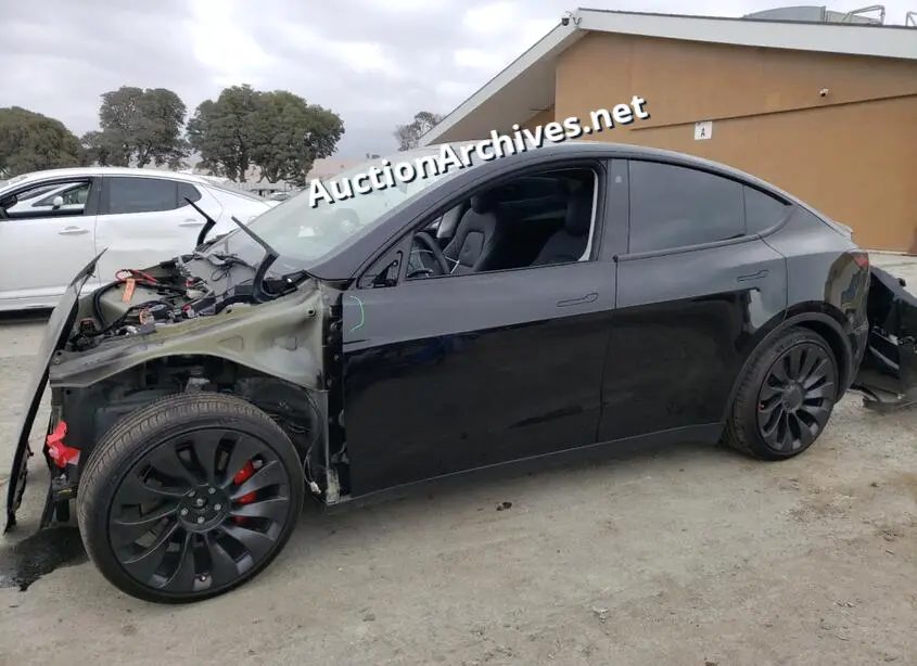 TESLA MODEL Y 2022 VIN: 7SAYGDEF7NF405156