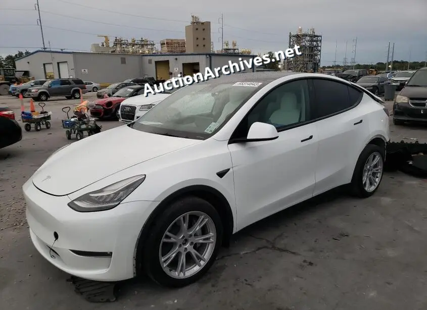 TESLA MODEL Y 2022 VIN: 7SAYGDEE7NF359206