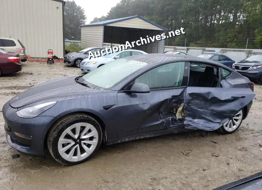 TESLA MODEL 3 2022 VIN: 5YJ3E1EB7NF285836