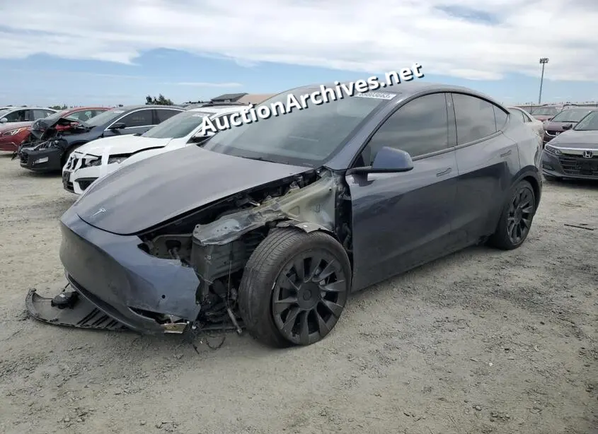 TESLA MODEL Y 2022 VIN: 7SAYGDEE8NF553792