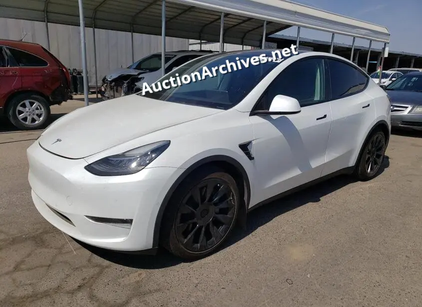 TESLA MODEL Y 2022 VIN: 7SAYGAEEXNF366441