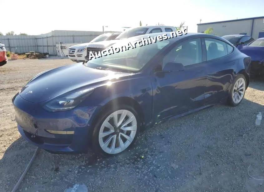 TESLA MODEL 3 2022 VIN: 5YJ3E1EA9NF369857
