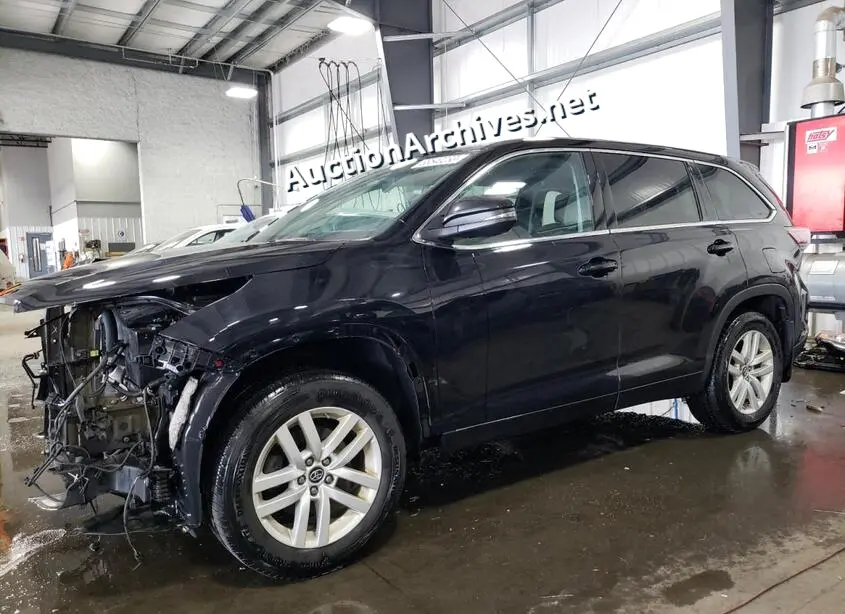TOYOTA HIGHLANDER 2016 VIN: 5TDBKRFH1GS319094