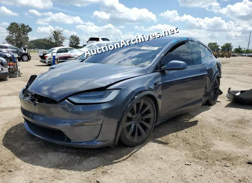 TESLA MODEL X 2022 VIN: 7SAXCBE63NF332718
