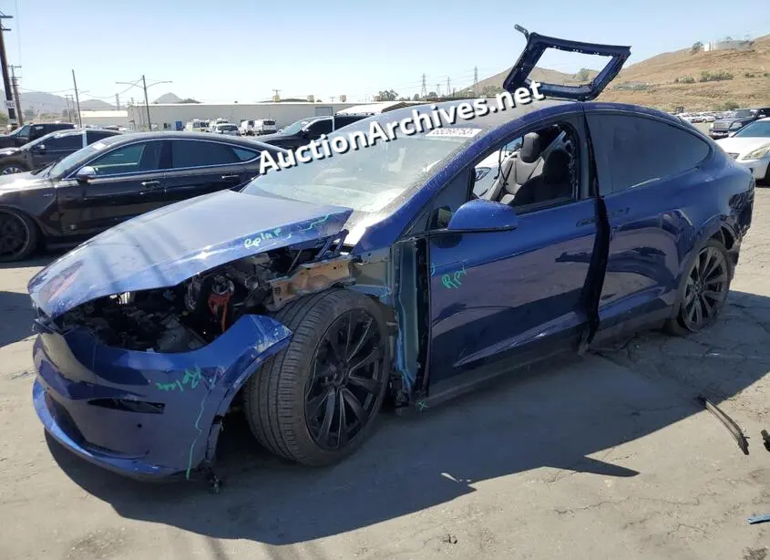 TESLA MODEL X 2022 VIN: 7SAXCBE52NF361151