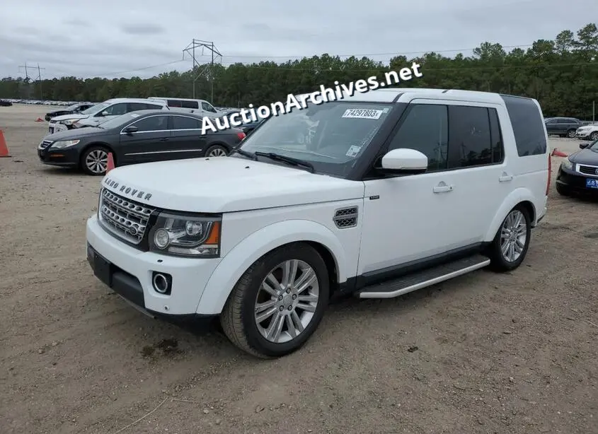 LAND ROVER LR4 HSE LU 2016 VIN: SALAK2V6XGA793098