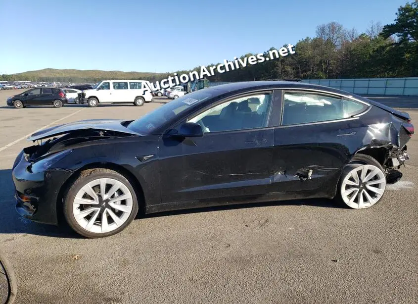 TESLA MODEL 3 2022 VIN: 5YJ3E1EB8NF202334