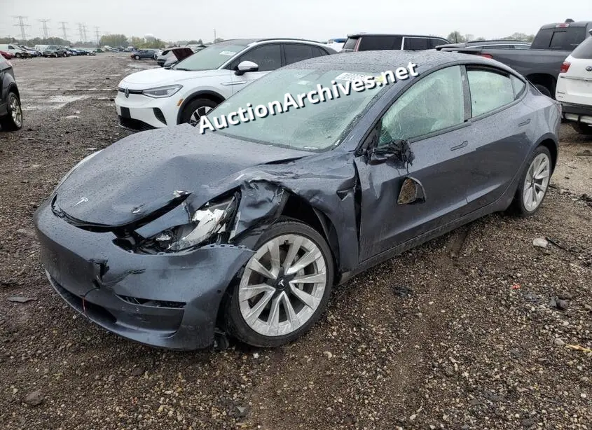 TESLA MODEL 3 2022 VIN: 5YJ3E1EB2NF305202