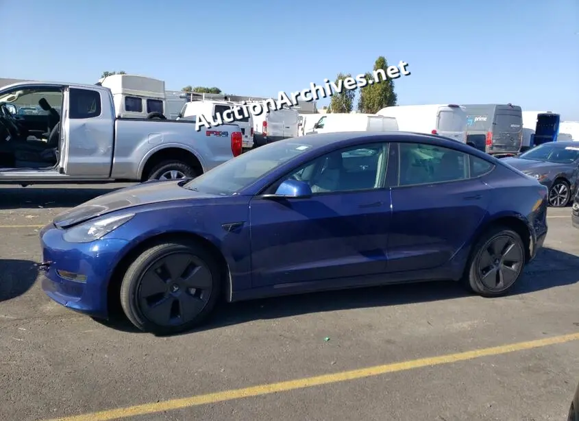 TESLA MODEL 3 2022 VIN: 5YJ3E1EA0NF371528