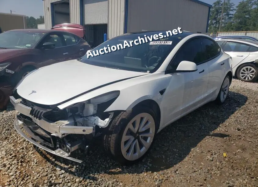 TESLA MODEL 3 2022 VIN: 5YJ3E1EB9NF186547