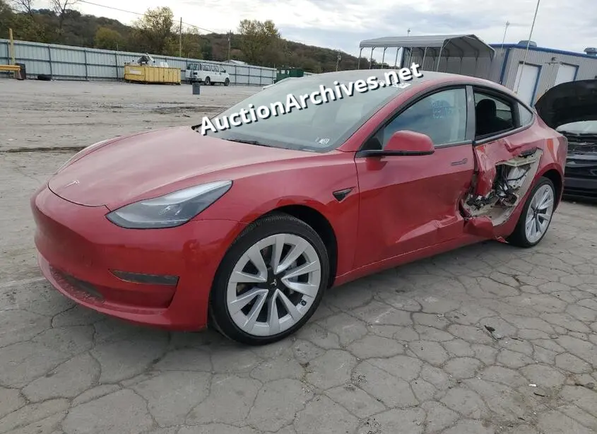 TESLA MODEL 3 2022 VIN: 5YJ3E1EA9NF290785