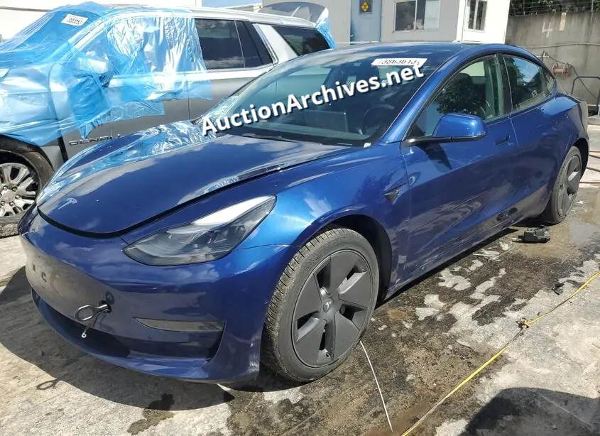 TESLA MODEL 3 2022 VIN: 5YJ3E1EA2NF191208