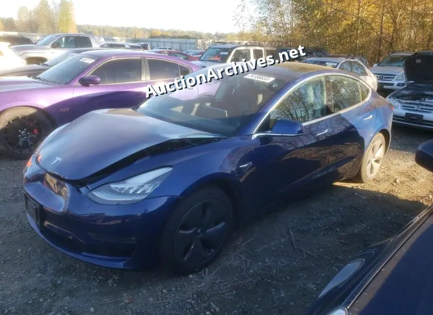TESLA MODEL 3 2019 VIN: 5YJ3E1EB6KF387835