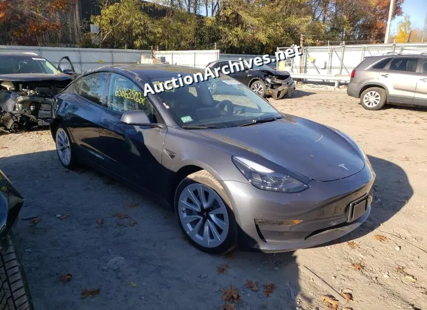TESLA MODEL 3 2022 VIN: 5YJ3E1EB8NF291368