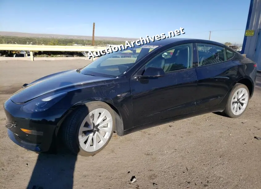 TESLA MODEL 3 2022 VIN: 5YJ3E1EAXNF372072