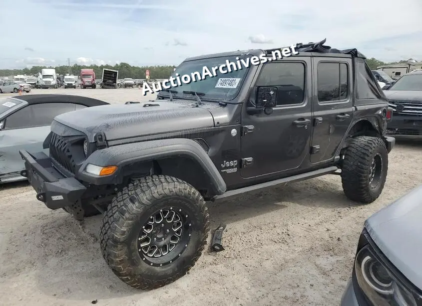 JEEP WRANGLER U 2019 VIN: 1C4HJXDGXKW664676