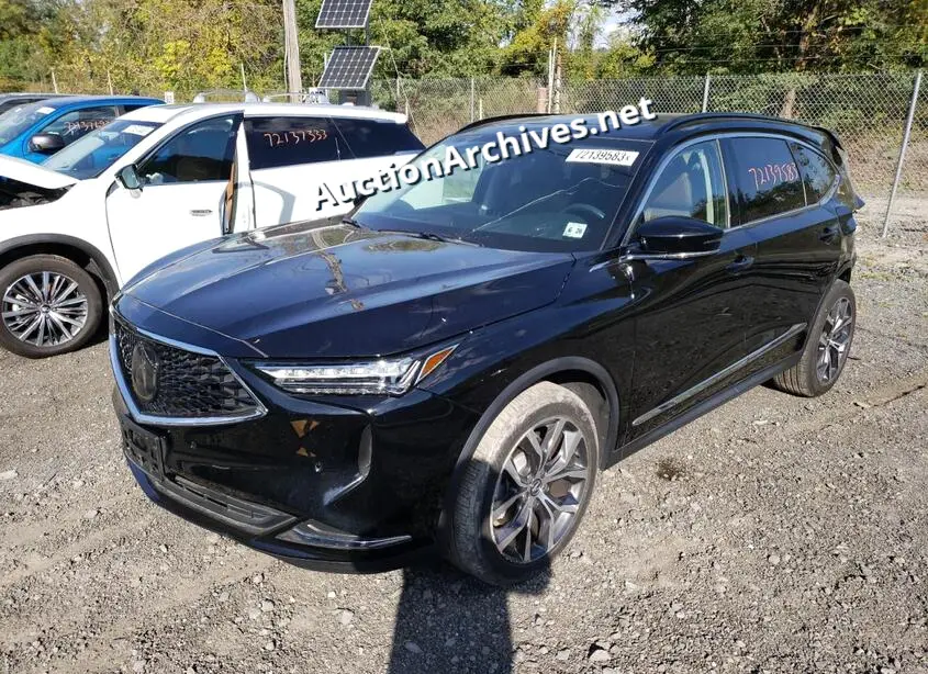 ACURA MDX TECHNO 2022 VIN: 5J8YE1H44NL013536