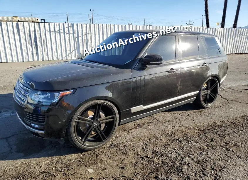 LAND ROVER RANGE ROVE 2017 VIN: SALGS2FV3HA362409