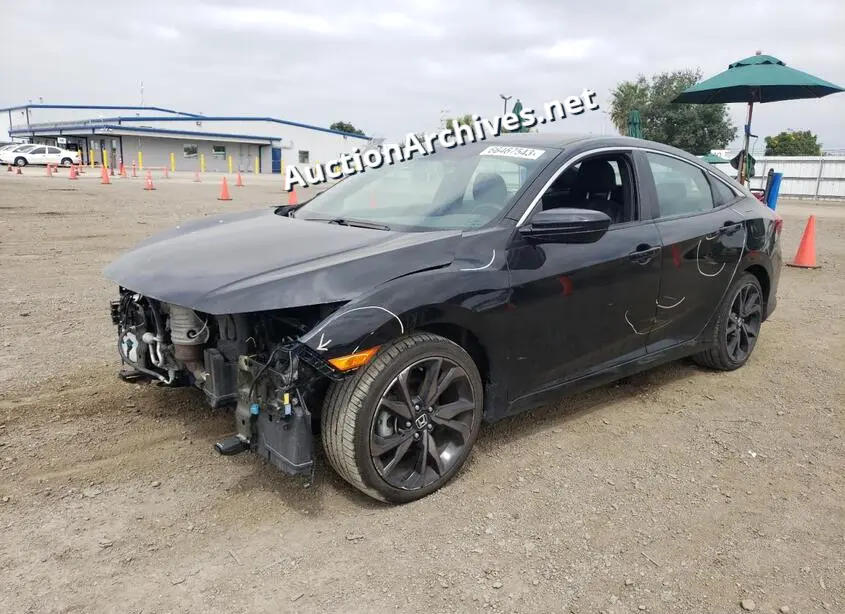 HONDA CIVIC SPOR 2019 VIN: 2HGFC2F87KH516687