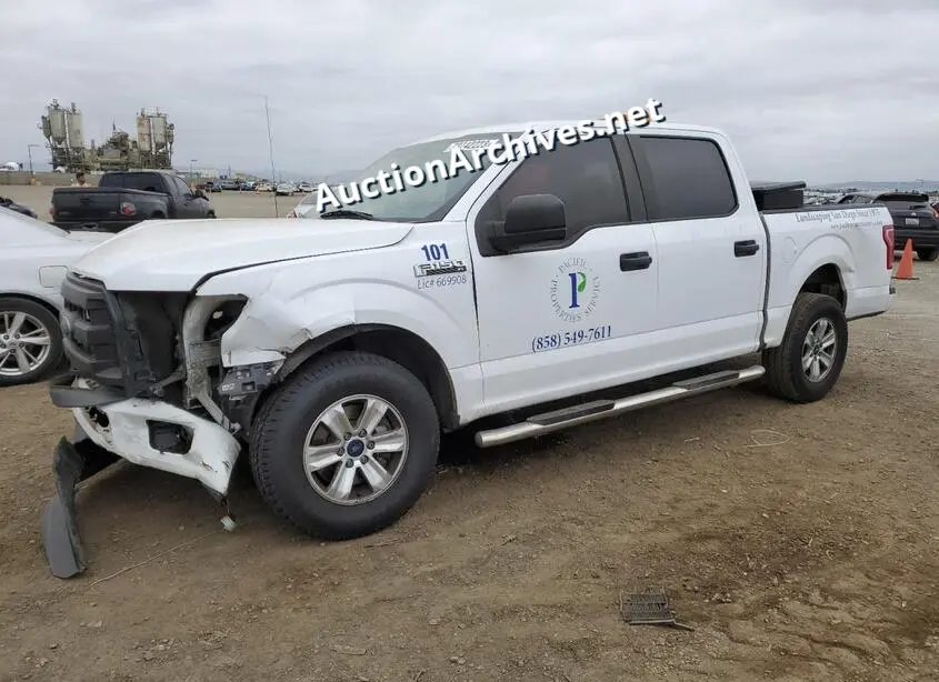 FORD F150 SUPER 2016 VIN: 1FTEW1C87GKE31901