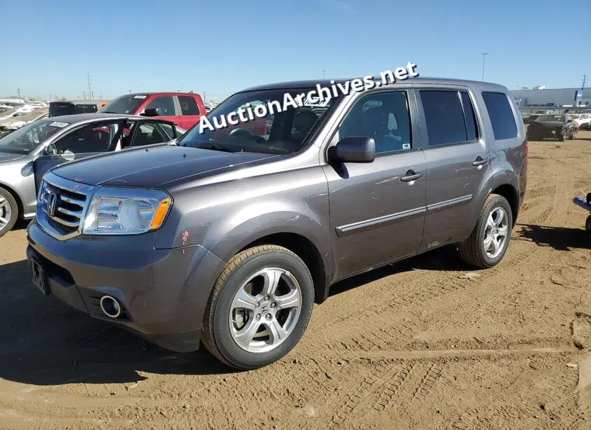 HONDA PILOT EXLN 2014 VIN: 5FNYF4H76EB052980