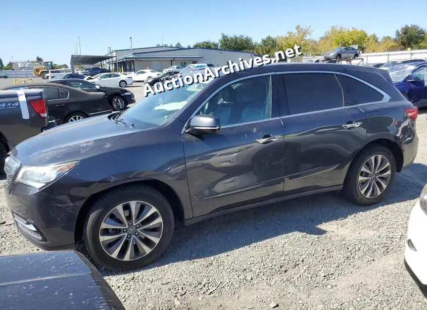 ACURA MDX TECHNO 2016 VIN: 5FRYD3H42GB019112