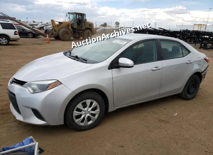 TOYOTA COROLLA L 2016 VIN: 2T1BURHE5GC622904