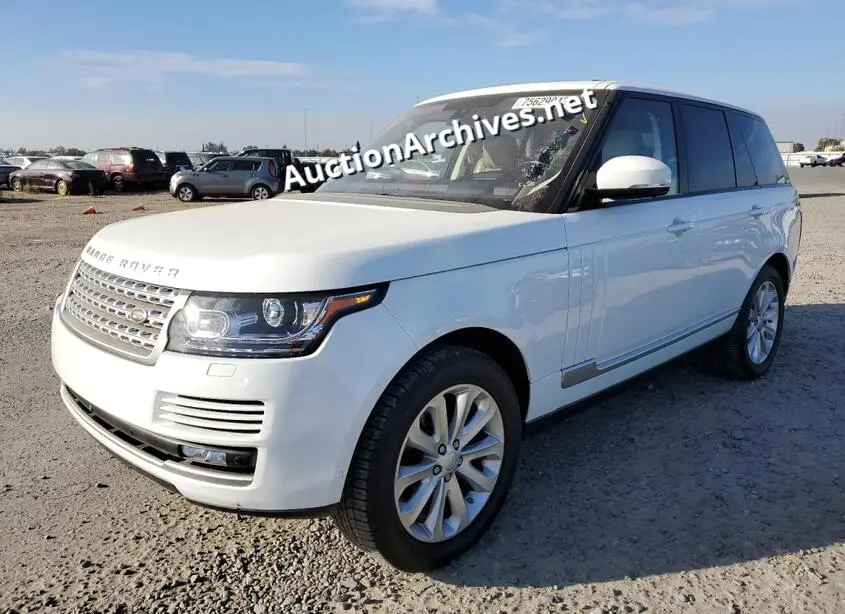 LAND ROVER RANGE ROVE 2016 VIN: SALGS2KF6GA261409