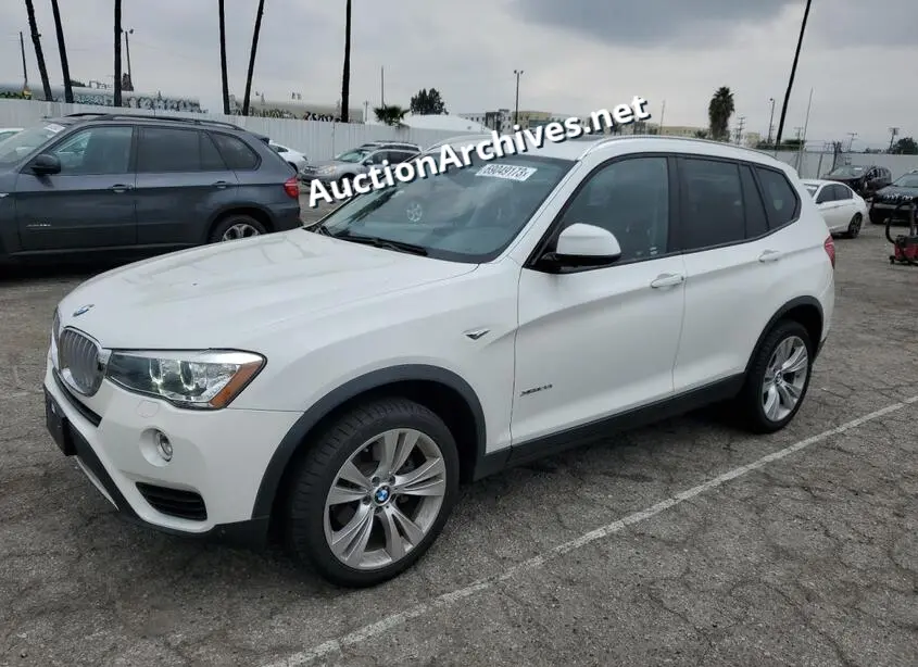 BMW X3 XDRIVE2 2016 VIN: 5UXWX9C54G0D78917