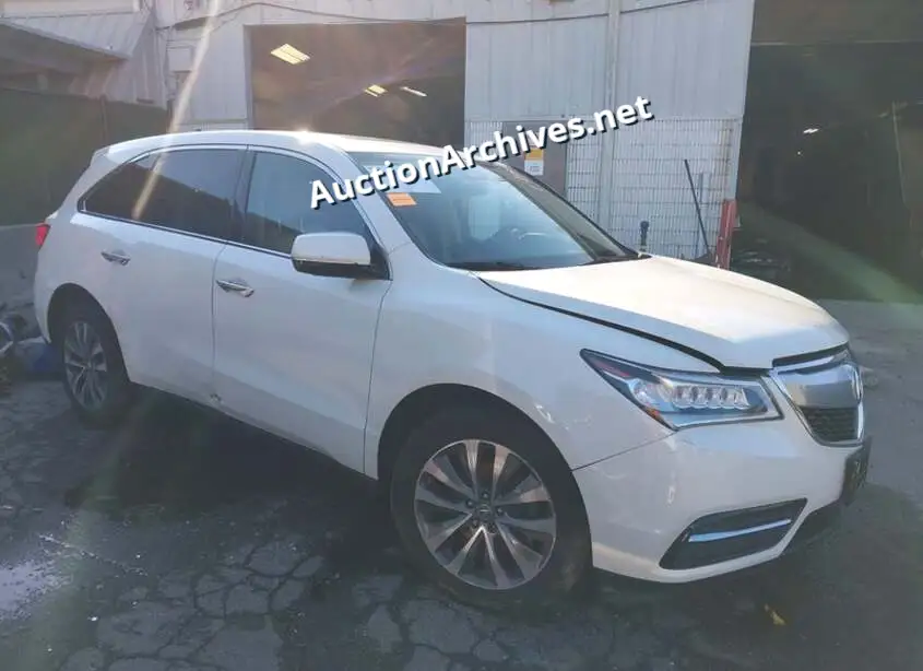 ACURA MDX W/TECH/W/TECH 2016 VIN: 5FRYD4H41GB034741