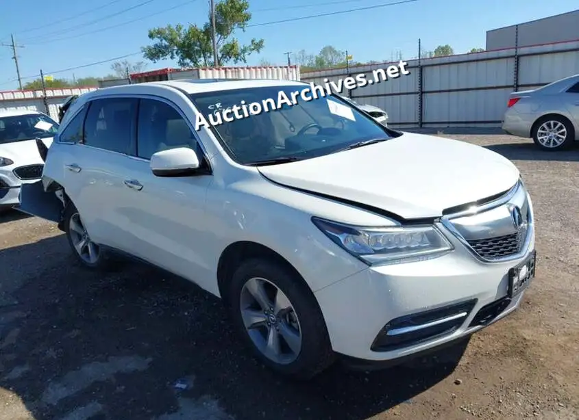 ACURA MDX 2015 VIN: 5FRYD3H23FB004924