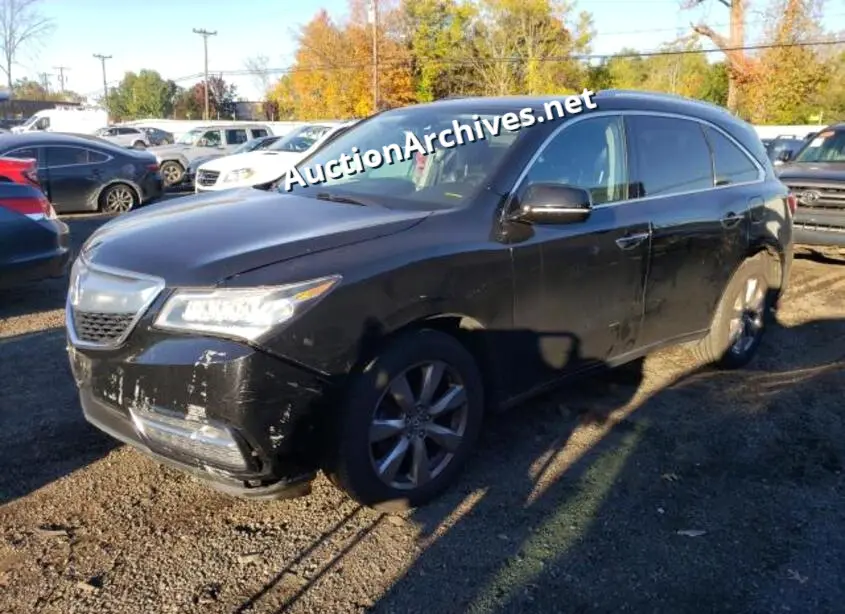 ACURA MDX ADVANCE 2014 VIN: 5FRYD4H82EB032917