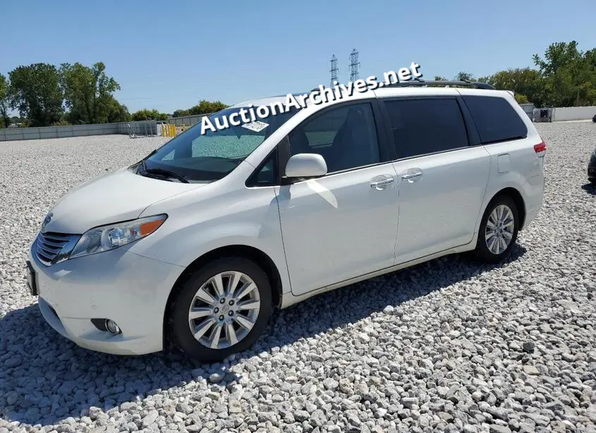 TOYOTA SIENNA XLE 2012 VIN: 5TDDK3DC8CS046260