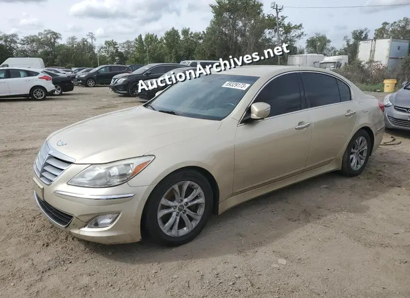 HYUNDAI GENESIS 3. 2012 VIN: KMHGC4DD8CU178578